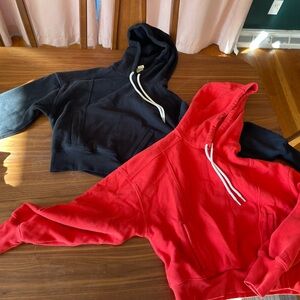 2 Aerie Cropped Hoodie XXS